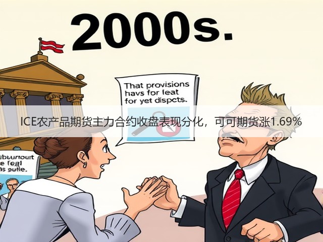 ICE农产品期货主力合约收盘表现分化,可可期货涨1.69%(图1) ICE农产品期货主力合约收盘表现分化,可可期货涨1.69%(图1)