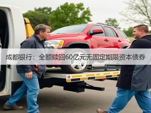成都银行:全额赎回60亿元无固定期限资本债券(图3) 成都银行:全额赎回60亿元无固定期限资本债券(图3)