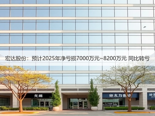 宏达股份:预计2025年净亏损7000万元~8200万元 同比转亏(图1) 宏达股份:预计2025年净亏损7000万元~8200万元 同比转亏(图1)