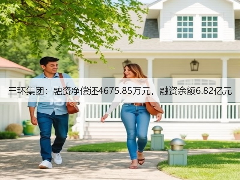 三环集团：融资净偿还4675.85万元，融资余额6.82亿元