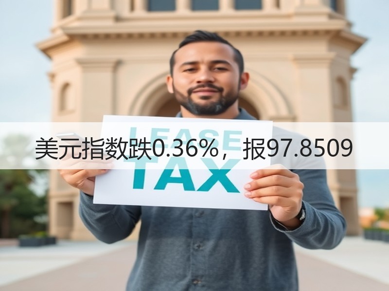 美元指数跌0.36%，报97.8509