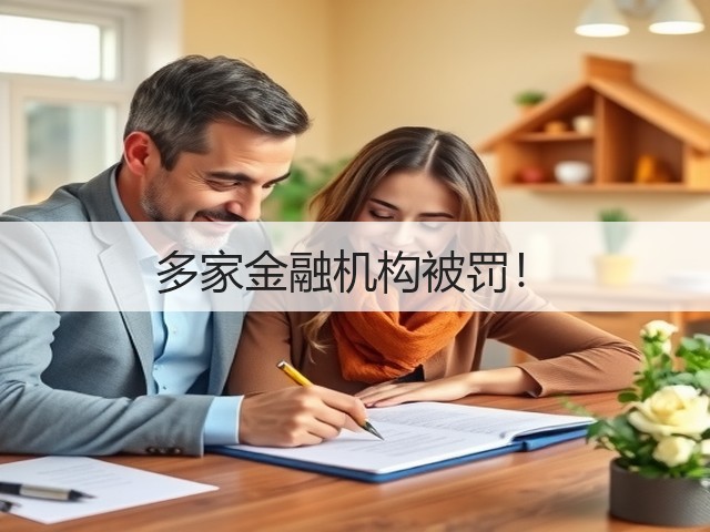 多家金融机构被罚!(图2) 多家金融机构被罚!(图2)