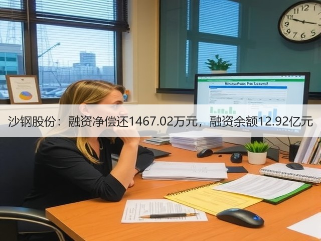 沙钢股份：融资净偿还1467.02万元，融资余额12.92亿元(图2)