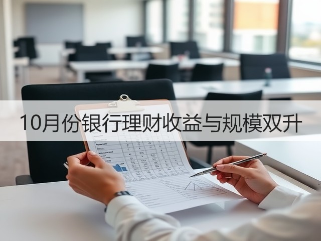 10月份银行理财收益与规模双升(图2) 10月份银行理财收益与规模双升(图2)