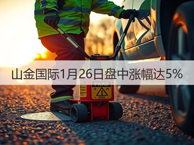 山金国际1月26日盘中涨幅达5%(图3)