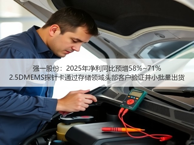强一股份:2025年净利同比预增58%~71% 2.5DMEMS探针卡通过存储领域头部客户验证并小批量出货(图2) 强一股份:2025年净利同比预增58%~71% 2.5DMEMS探针卡通过存储领域头部客户验证并小批量出货(图2)