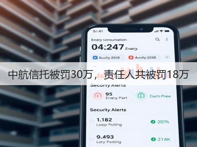 中航信托被罚30万,责任人共被罚18万(图1) 中航信托被罚30万,责任人共被罚18万(图1)