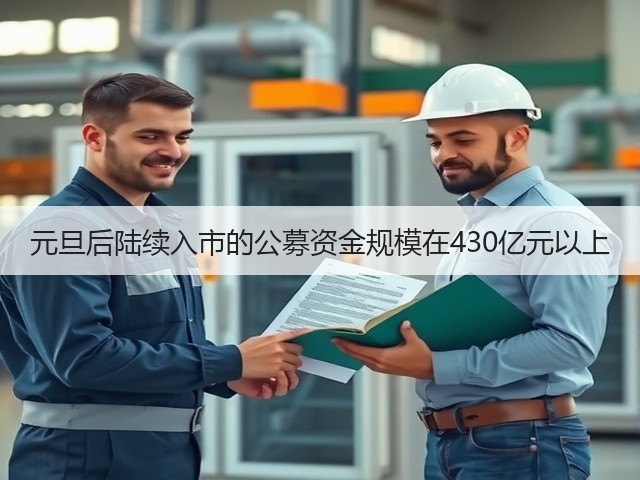 元旦后陆续入市的公募资金规模在430亿元以上(图1) 元旦后陆续入市的公募资金规模在430亿元以上(图1)