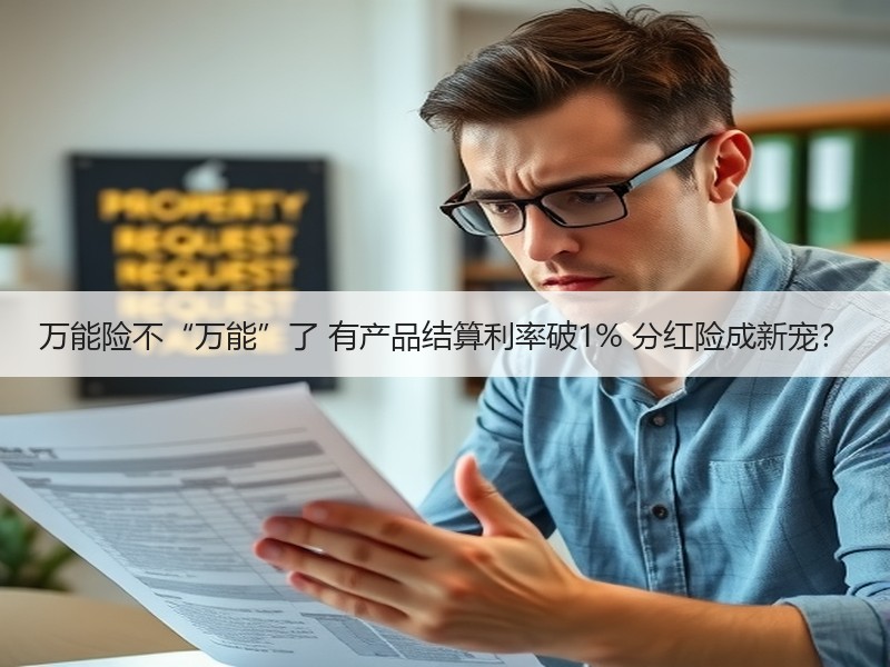 万能险不“万能”了 有产品结算利率破1% 分红险成新宠？