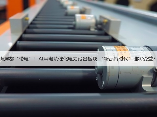 满屏都“带电”!AI用电荒催化电力设备板块 “新瓦特时代”谁将受益?(图1) 满屏都“带电”!AI用电荒催化电力设备板块 “新瓦特时代”谁将受益?(图1)