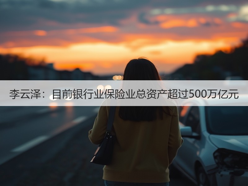李云泽：目前银行业保险业总资产超过500万亿元