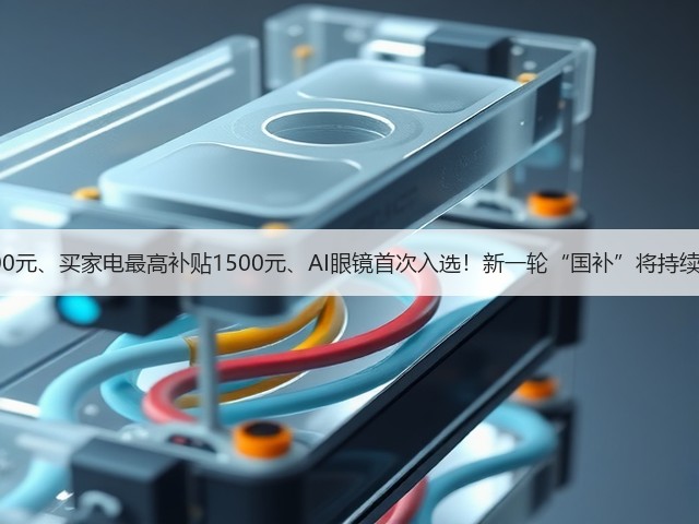 买手机最高省500元、买家电最高补贴1500元、AI眼镜首次入选!新一轮“国补”将持续激活产业和市场(图2) 买手机最高省500元、买家电最高补贴1500元、AI眼镜首次入选!新一轮“国补”将持续激活产业和市场(图2)