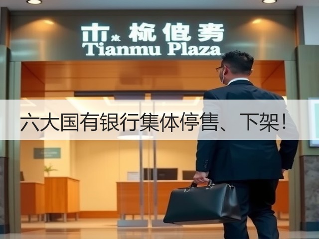 六大国有银行集体停售、下架!(图3) 六大国有银行集体停售、下架!(图3)