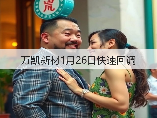 万凯新材1月26日快速回调(图2) 万凯新材1月26日快速回调(图2)