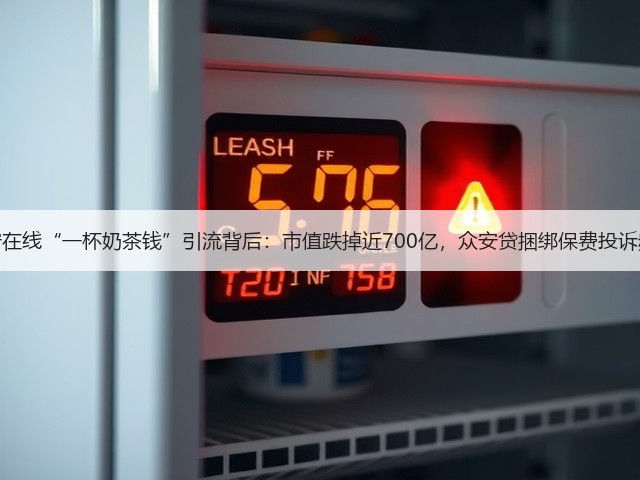 众安在线“一杯奶茶钱”引流背后：市值跌掉近700亿，众安贷捆绑保费投诉频发(图1)