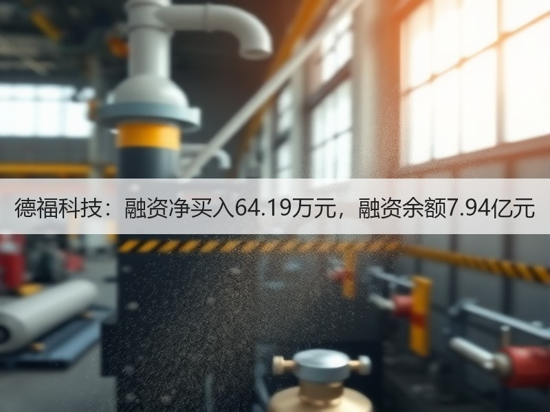 德福科技：融资净买入64.19万元，融资余额7.94亿元