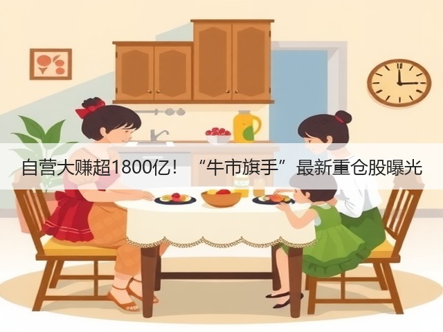 自营大赚超1800亿!“牛市旗手”最新重仓股曝光(图2) 自营大赚超1800亿!“牛市旗手”最新重仓股曝光(图2)