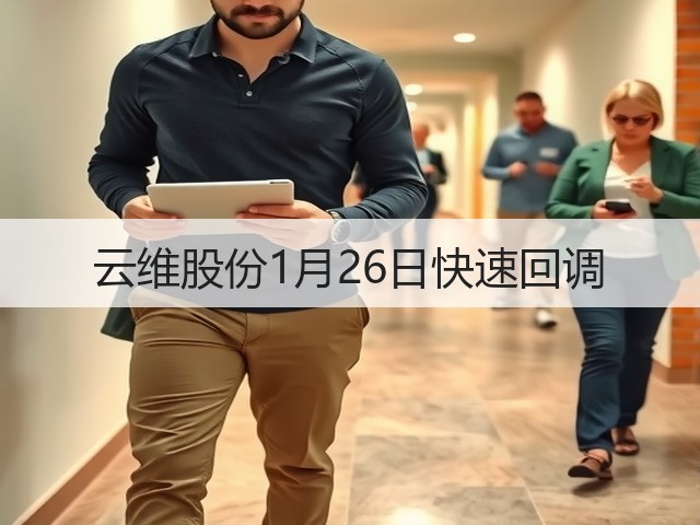 云维股份1月26日快速回调(图1) 云维股份1月26日快速回调(图1)