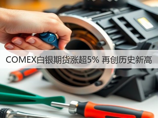 COMEX白银期货涨超5% 再创历史新高(图2)
