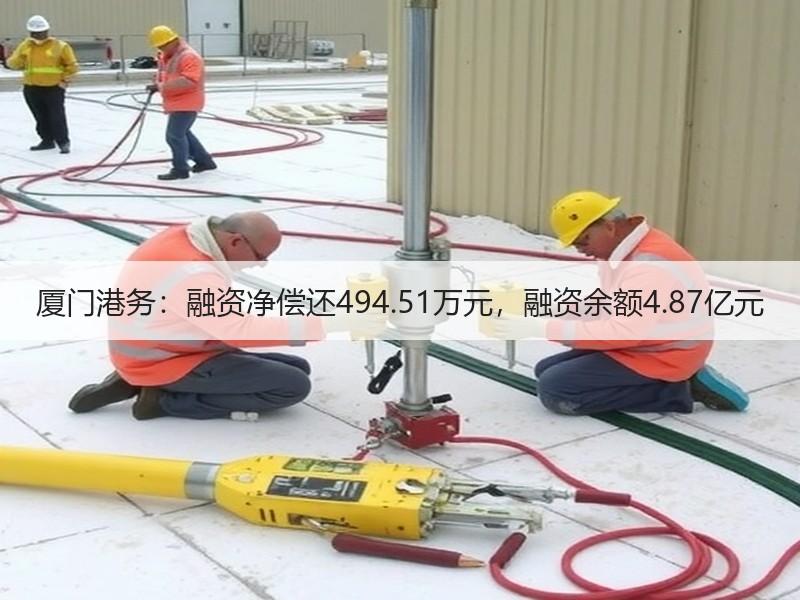 厦门港务：融资净偿还494.51万元，融资余额4.87亿元