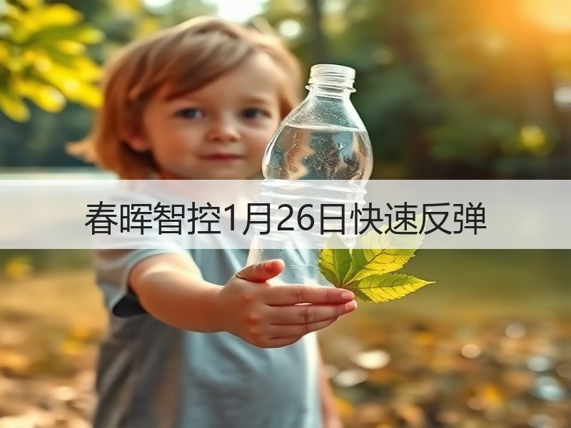 春晖智控1月26日快速反弹