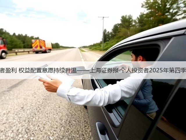 超半数投资者盈利 权益配置意愿持续升温——上海证券报·个人投资者2025年第四季度调查报告(图3)