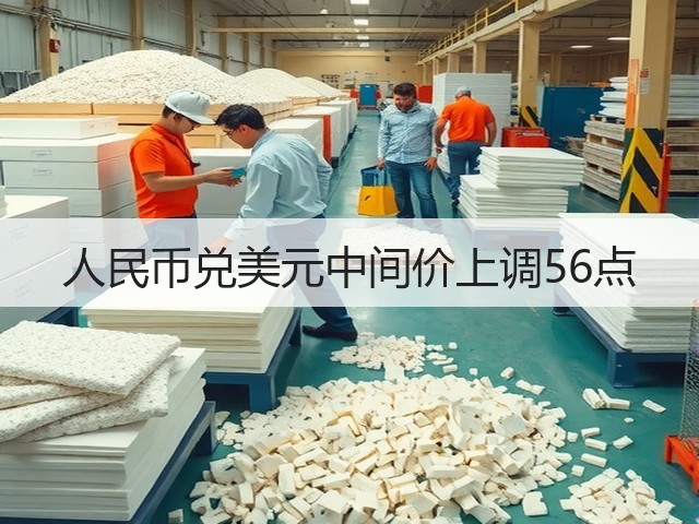人民币兑美元中间价上调56点(图3)