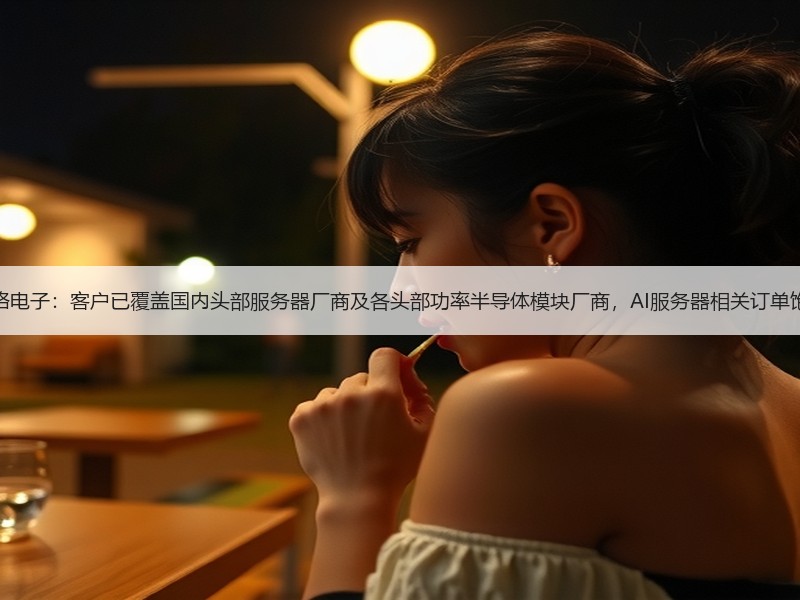 顺络电子：客户已覆盖国内头部服务器厂商及各头部功率半导体模块厂商，AI服务器相关订单饱满