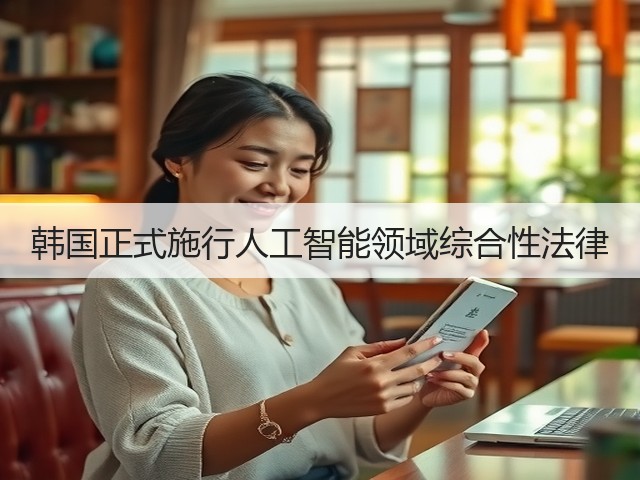 韩国正式施行人工智能领域综合性法律(图1)