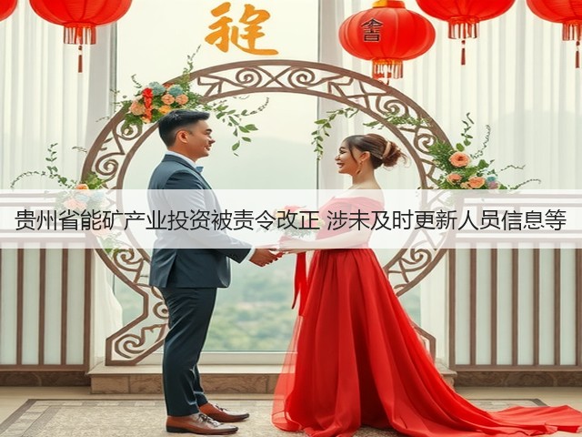 贵州省能矿产业投资被责令改正 涉未及时更新人员信息等(图1) 贵州省能矿产业投资被责令改正 涉未及时更新人员信息等(图1)