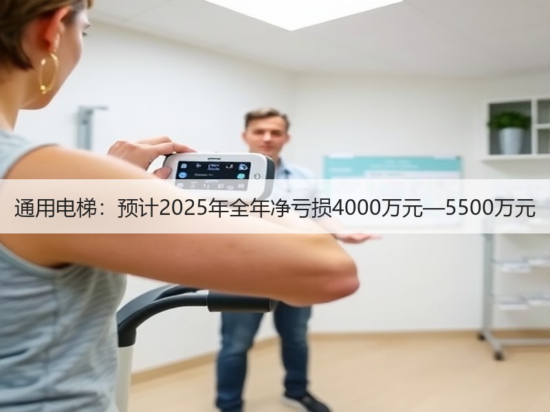 通用电梯：预计2025年全年净亏损4000万元—5500万元
