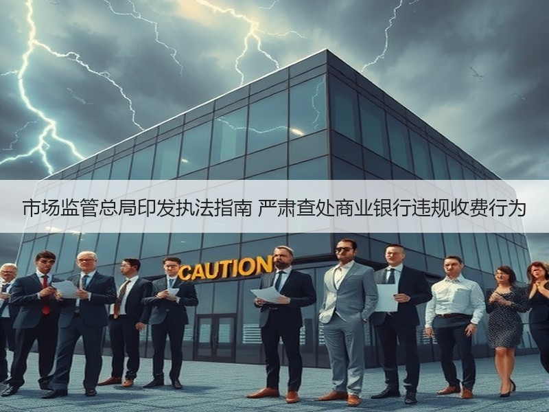 市场监管总局印发执法指南 严肃查处商业银行违规收费行为