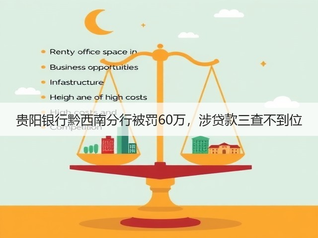 贵阳银行黔西南分行被罚60万,涉贷款三查不到位(图1) 贵阳银行黔西南分行被罚60万,涉贷款三查不到位(图1)