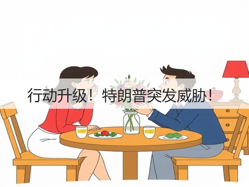行动升级！特朗普突发威胁！