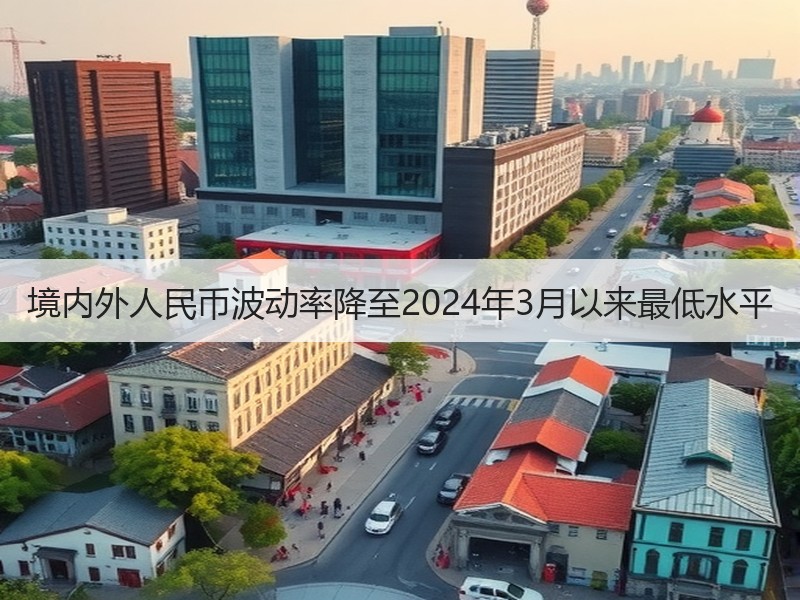 境内外人民币波动率降至2024年3月以来最低水平