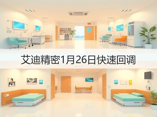 艾迪精密1月26日快速回调(图1) 艾迪精密1月26日快速回调(图1)