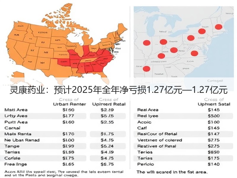 灵康药业：预计2025年全年净亏损1.27亿元—1.27亿元