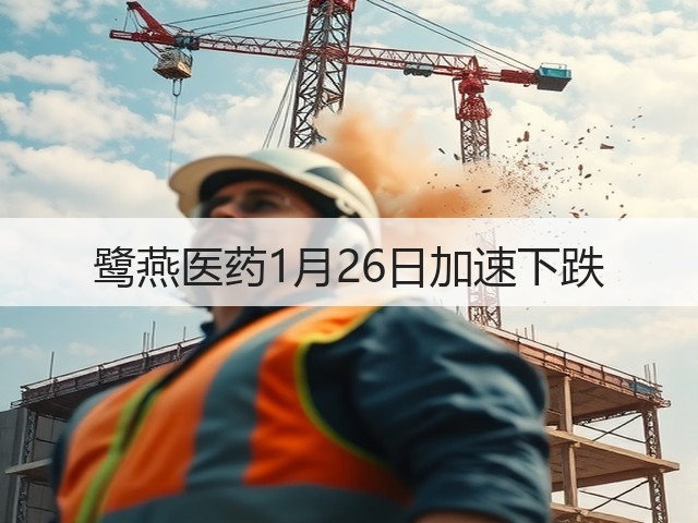 鹭燕医药1月26日加速下跌(图2) 鹭燕医药1月26日加速下跌(图2)
