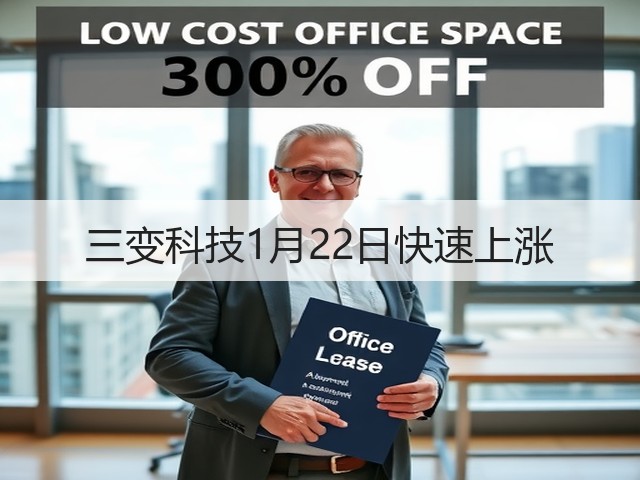 三变科技1月22日快速上涨(图3)