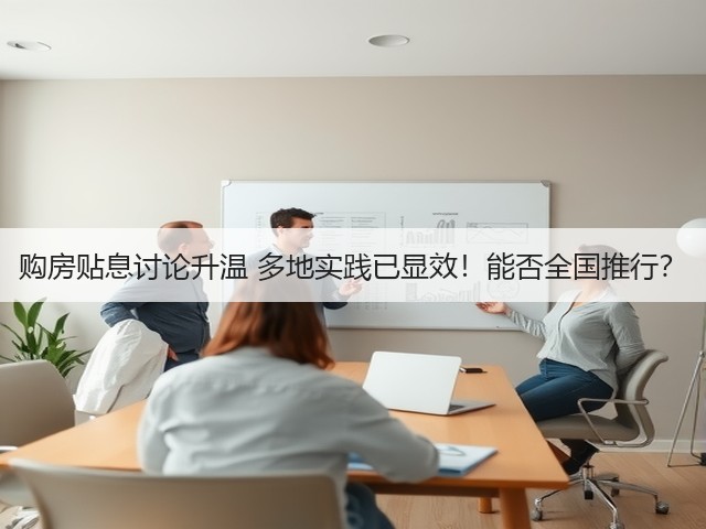 购房贴息讨论升温 多地实践已显效！能否全国推行？(图3)
