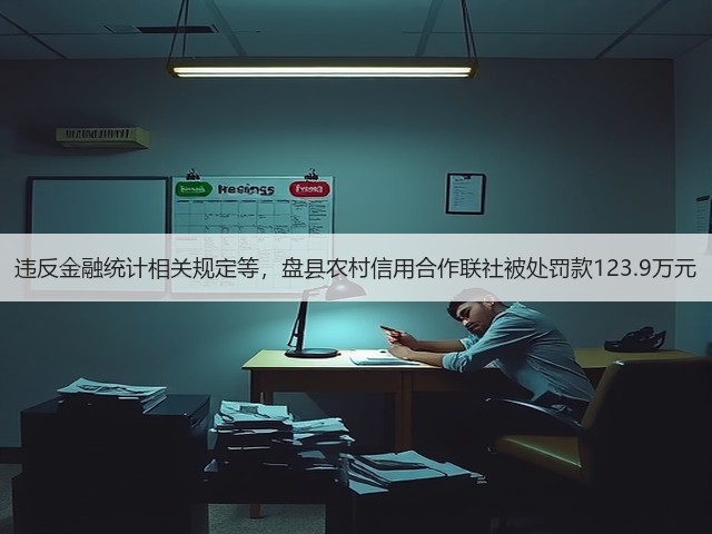 违反金融统计相关规定等，盘县农村信用合作联社被处罚款123.9万元(图2)