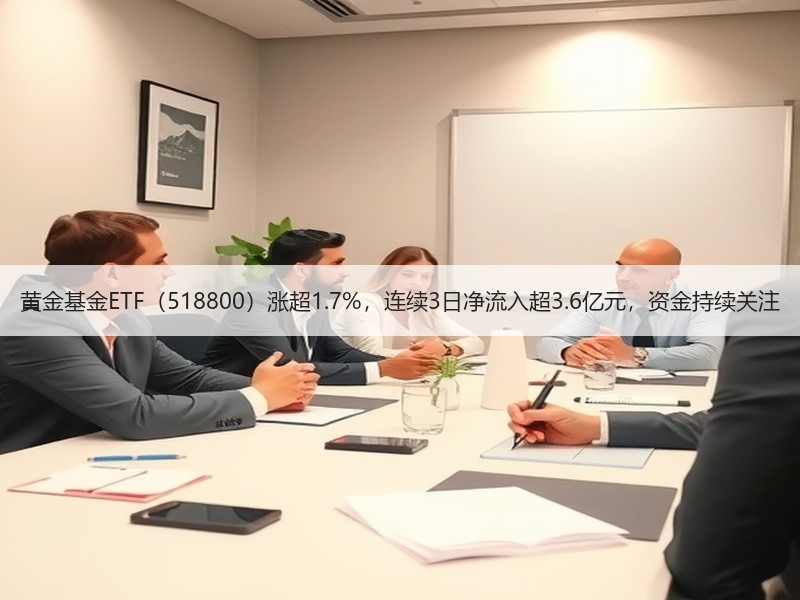 黄金基金ETF（518800）涨超1.7%，连续3日净流入超3.6亿元，资金持续关注