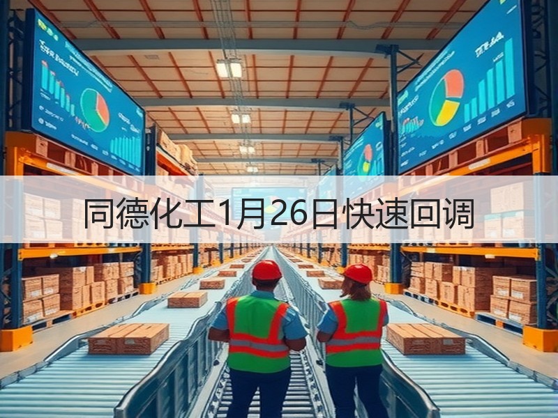 同德化工1月26日快速回调
