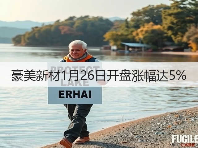 豪美新材1月26日开盘涨幅达5%(图1)