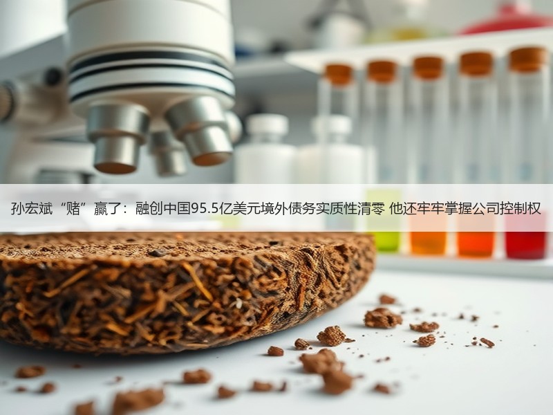 孙宏斌“赌”赢了：融创中国95.5亿美元境外债务实质性清零 他还牢牢掌握公司控制权