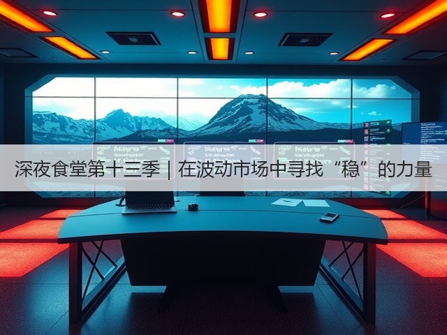 深夜食堂第十三季|在波动市场中寻找“稳”的力量(图3) 深夜食堂第十三季|在波动市场中寻找“稳”的力量(图3)