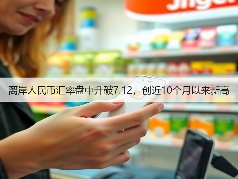 离岸人民币汇率盘中升破7.12，创近10个月以来新高