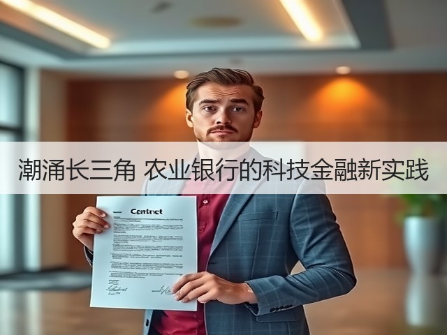 潮涌长三角 农业银行的科技金融新实践(图1)