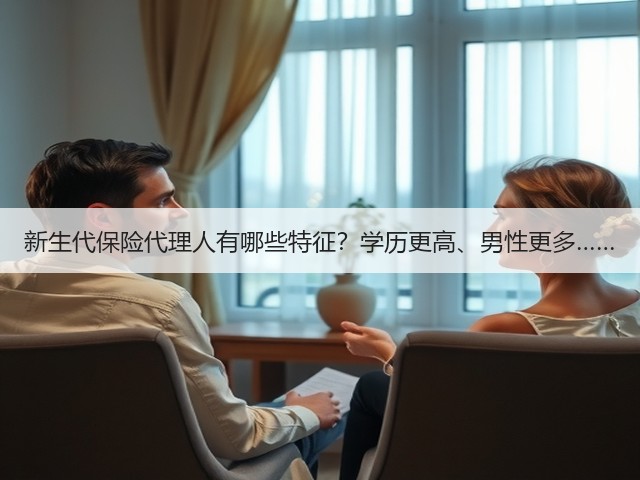 新生代保险代理人有哪些特征?学历更高、男性更多……(图2) 新生代保险代理人有哪些特征?学历更高、男性更多……(图2)