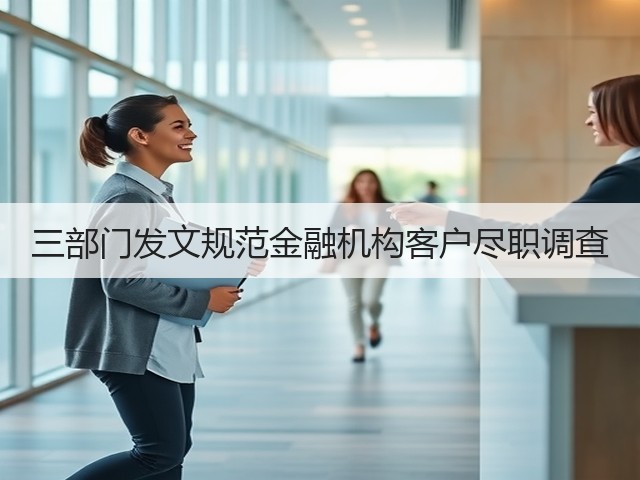 三部门发文规范金融机构客户尽职调查(图2) 三部门发文规范金融机构客户尽职调查(图2)